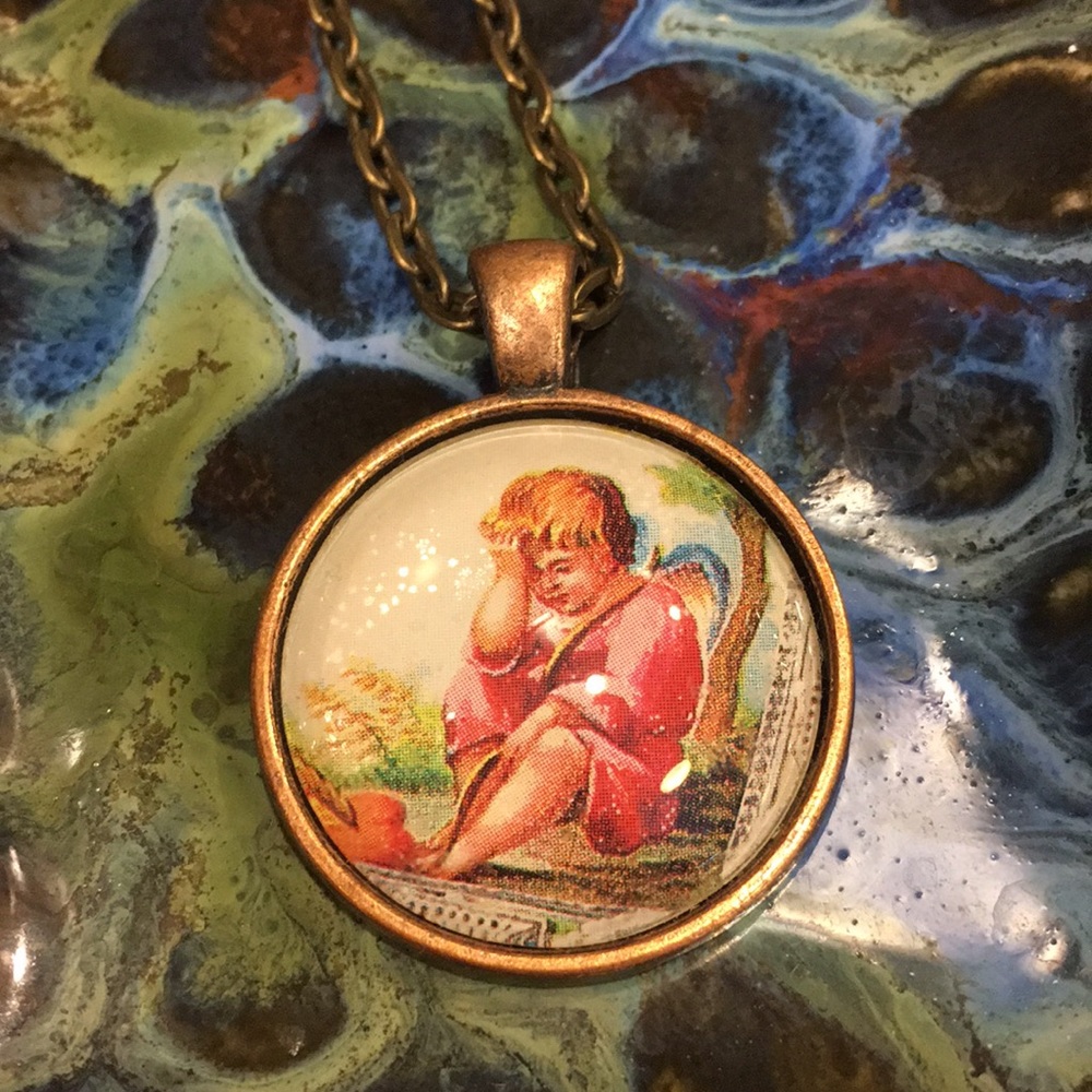 Cherub pendant